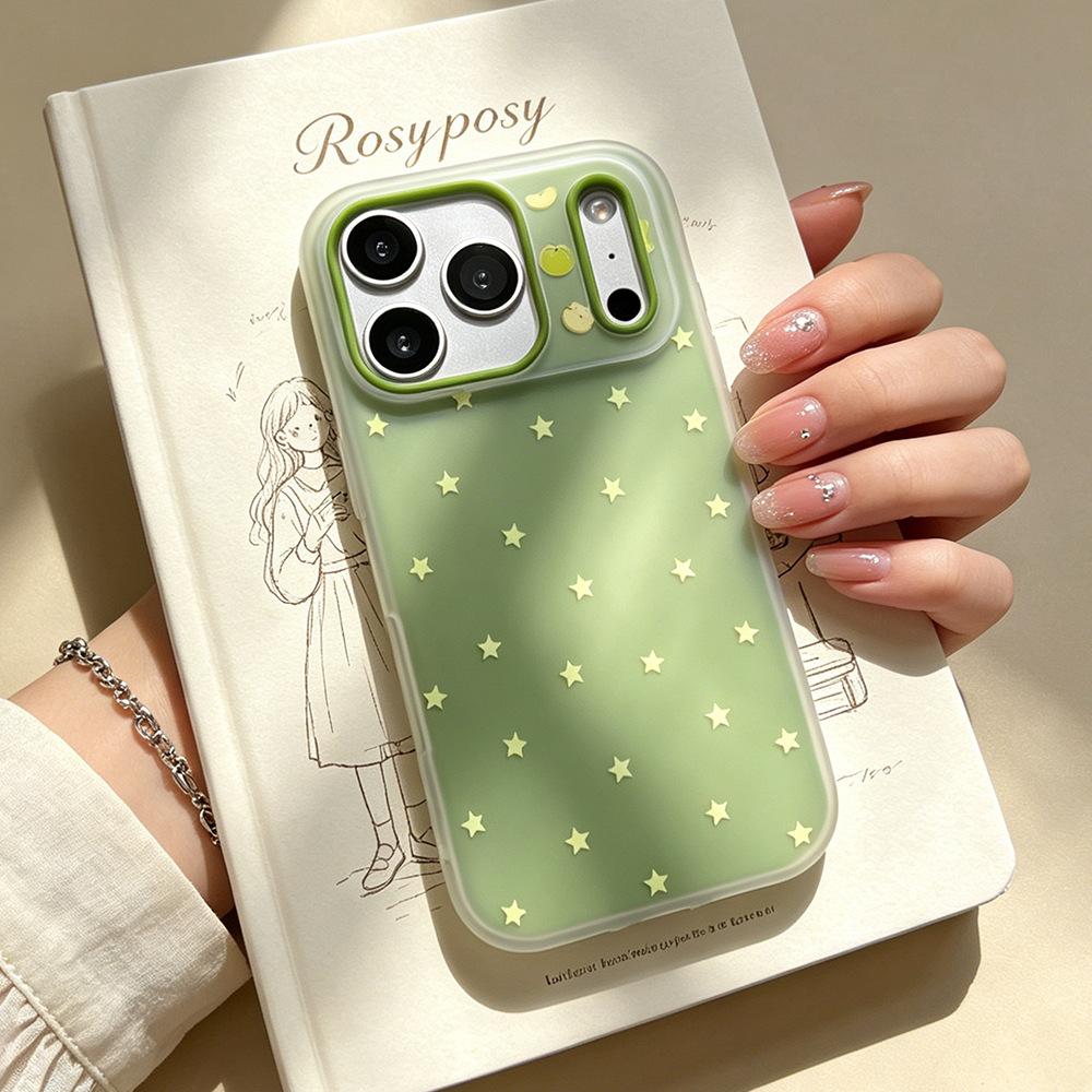 Fluorescent Stars Are Suitable for Apple 17/16vivo Xiaomi Oppo Honor Matte Mobile Phone Case Huawei Matepura.