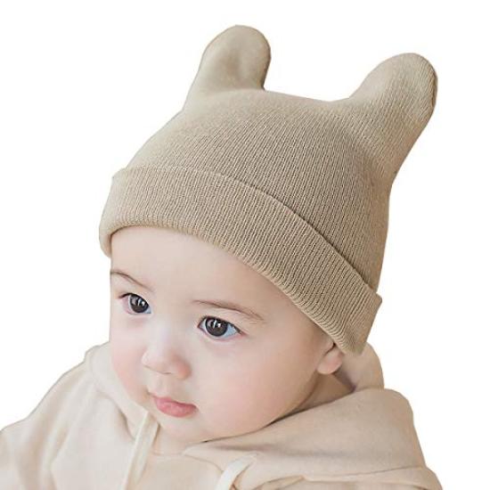 Authentic HAPPY PRINCE Knitted Bear Korean Clothing Cap, Baby/Kids, Children's (BEIGE)