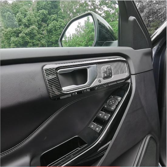 For Ford Explorer - Carbon Fiber Inner Car Door Handle Bowl Cover Trim