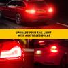 AUXITO 2Pcs T20 W21W W21/5W LED 7440 7443 LED Bulb Canbus Red Brilliant Car Tail Parking Lights Auto Brake Lamp 12V 9Pcs 3020SMD