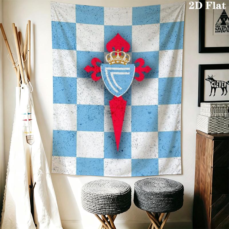 Celta de Vigo Wall Tapestry Aesthetic Wall Hanging Printed Fabric Blanket Decorative Tapestries for Bedroom Living Room Home Decor
