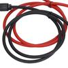 2Pcs Solar Panel Extension Cable 10AWG 6mm² Solar Extension Cable Rated Voltage 1000V   Red Black