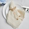 10PCS Cotton Cloth Napkins,40x40cm Durable Sage green Table Napkin, for Wedding Kitchen Party Birthday Decoration