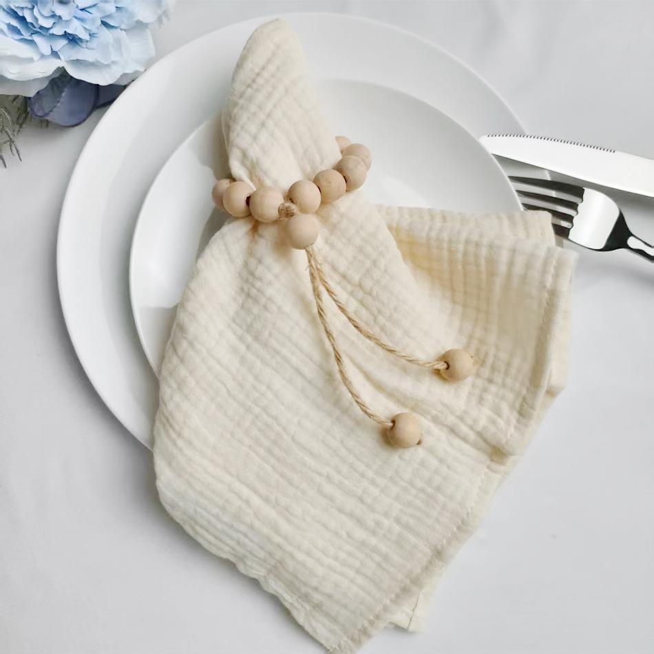 10PCS Cotton Cloth Napkins,40x40cm Durable Sage green Table Napkin, for Wedding Kitchen Party Birthday Decoration