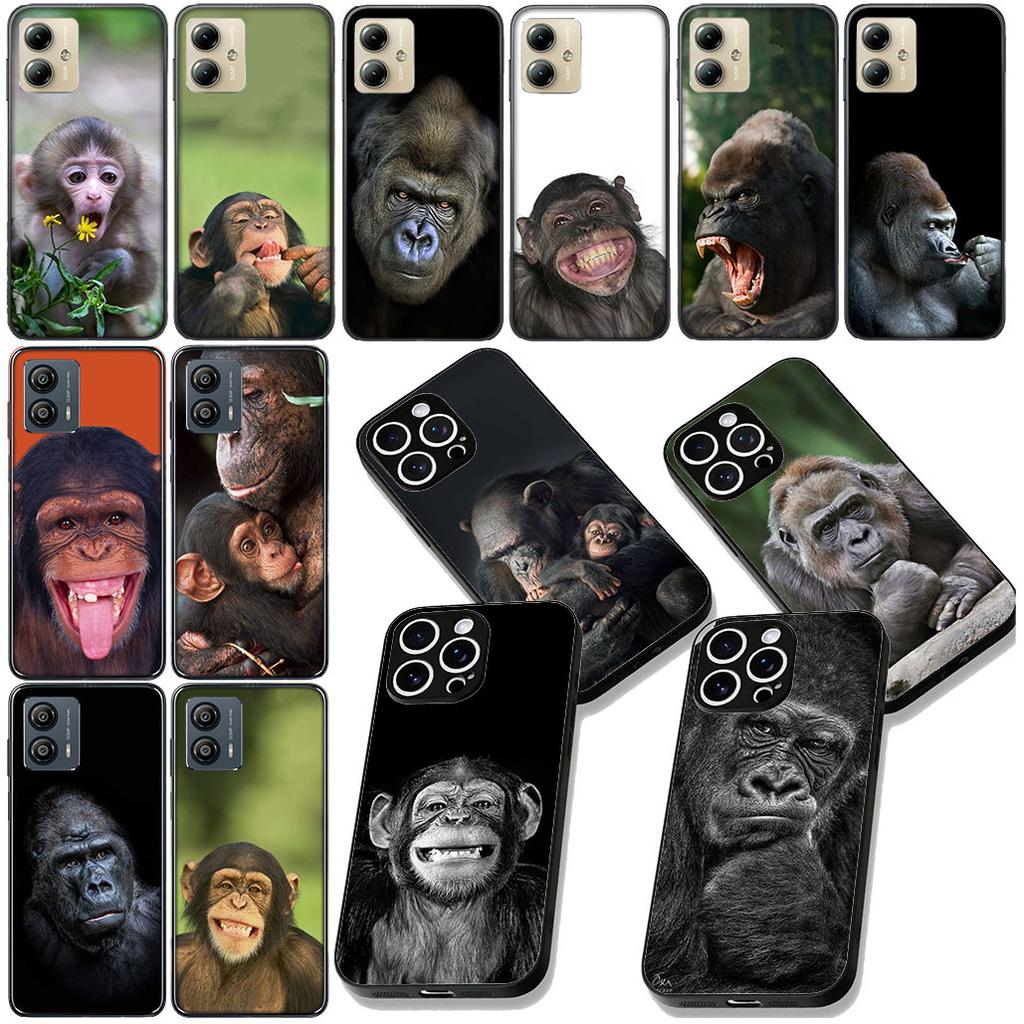 Monkey Gorilla Ape Baby Animal Phone Case for Xiaomi Poco C85 C65 C75 X7 X6 M6 M8 F7 F8 Ultra F6 Pro Cover Casing