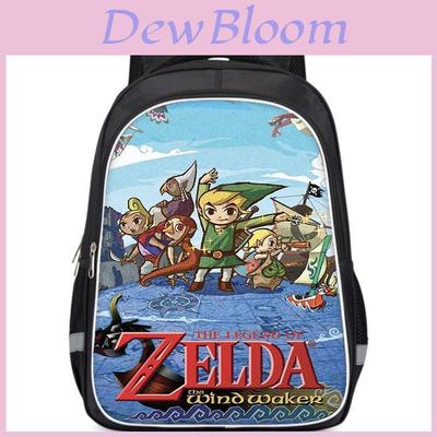 Spacious Zelda-themed Backpack For Kids Lightweight And Ergonomic School Bag