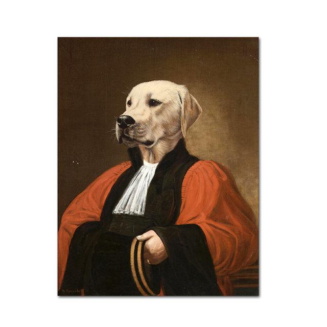 

Ретро Декор Стены Искусства Старинные Животные Плакат На Лофт Картина Маслом Холст Украшение Домашней Комнаты Собака Автомобиль Картина для Домашнего Дизайна Без Рамки 21*30cm No Frame