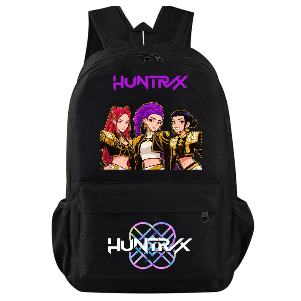 K-Pop Demon Hunters Printed Backpack for Teenager Student Girl Boy Bookbag Schoolbag Women Large Capacity Waterproof Travel Bag Kid Gift Rucksak