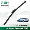Rear Windshield Wipers Blades,Premium All-Season Wiper Blades Replacement For Seat Exeo ST 3R5 2009-2013,Natural Rubber Bayonet,Easy To Install 13″