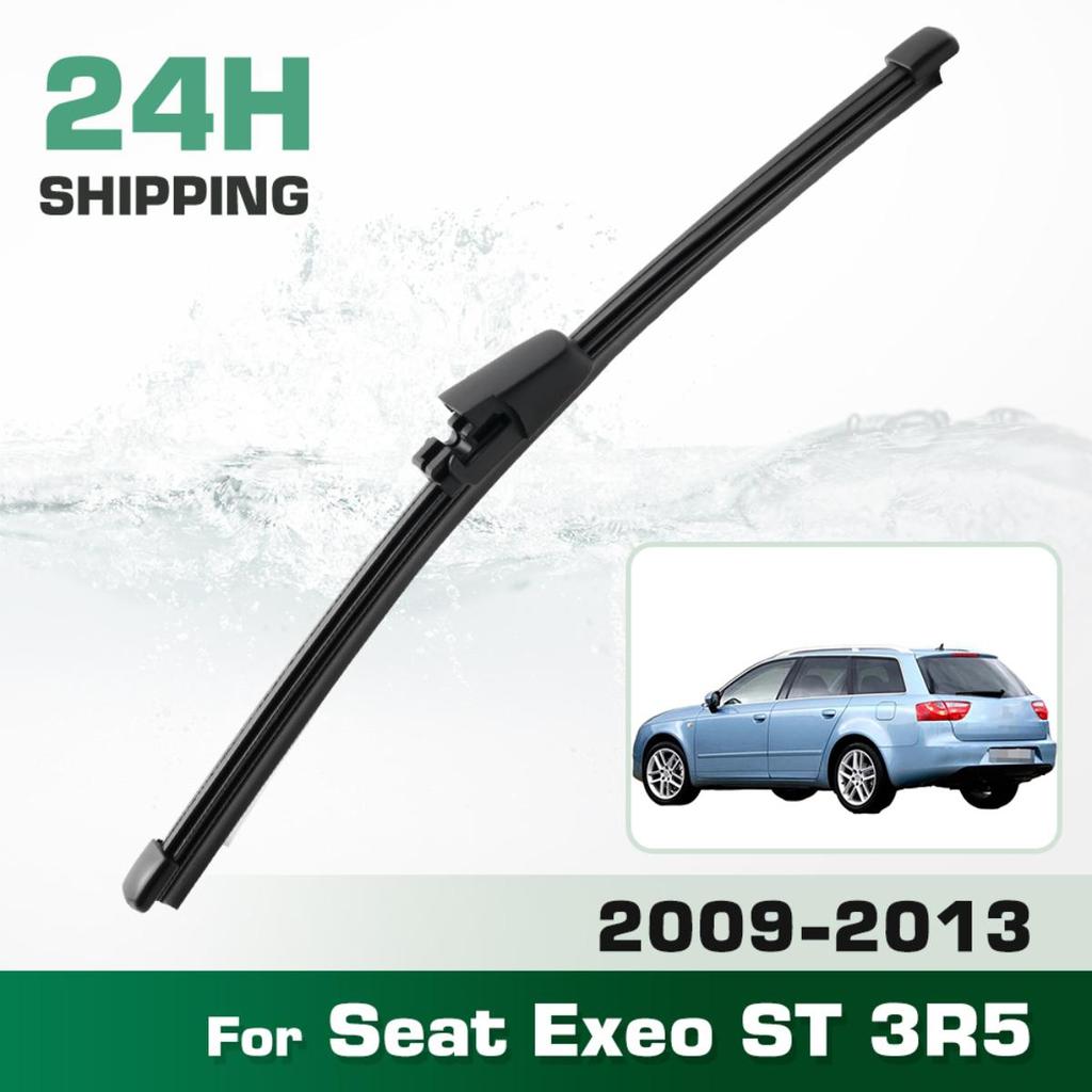Rear Windshield Wipers Blades,Premium All-Season Wiper Blades Replacement For Seat Exeo ST 3R5 2009-2013,Natural Rubber Bayonet,Easy To Install 13″