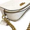 Guess Compact Leather NOELLE Crossbody Camera Body Bag White Leather Women Used