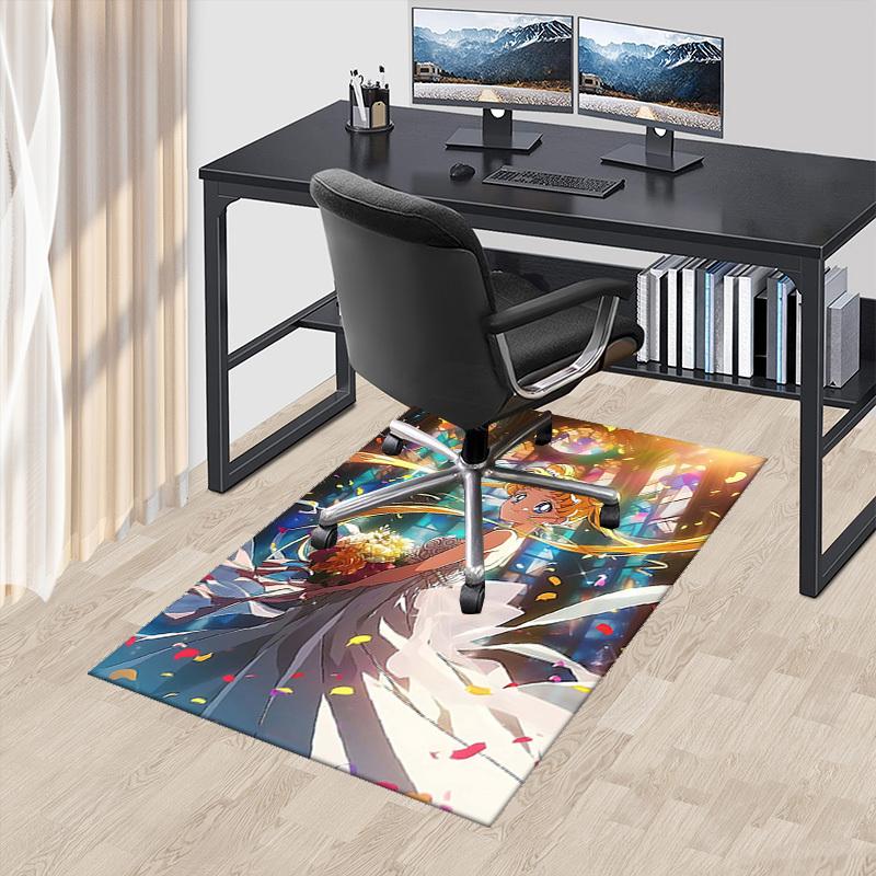 

1pc Sailor Moon Anime Cartoon Design Chair Mat - Non-Slip Carpet for Office, Home Decor, Living Room, Bedroom, Game Room - Perfect Gift for Fans.O054 60cm by 90cm
