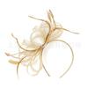 Popular Bridal Mesh Headgear Photo Bow Hair Accessories Jockey Club Feather Hairpin Head Flower