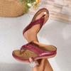 Women's Shoes Summer New Sandals Large Size Hollow Versatile Thick-soled Toe Cool Slippers Women