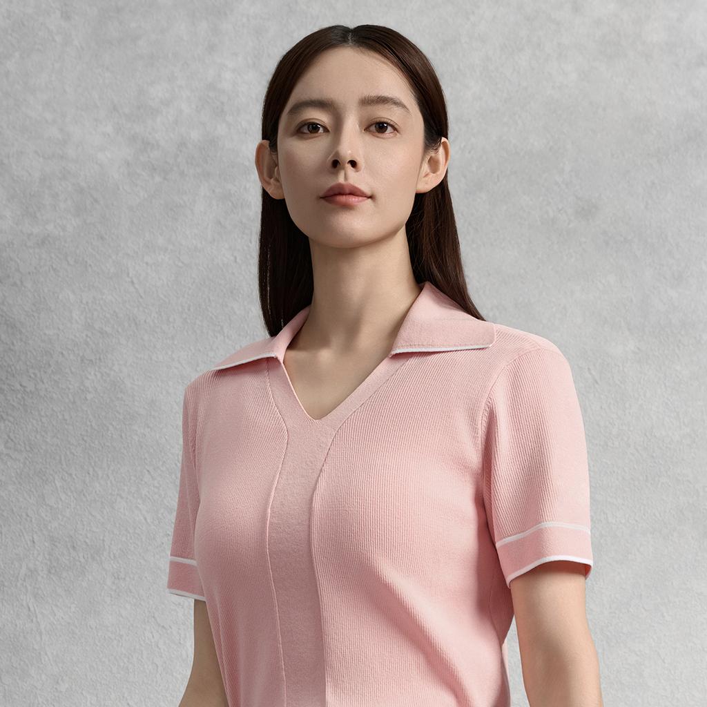 Fila Athletics Fashion Classic Comfortable Short Sleeve Knit Top Women Tops A11W535405F-LP