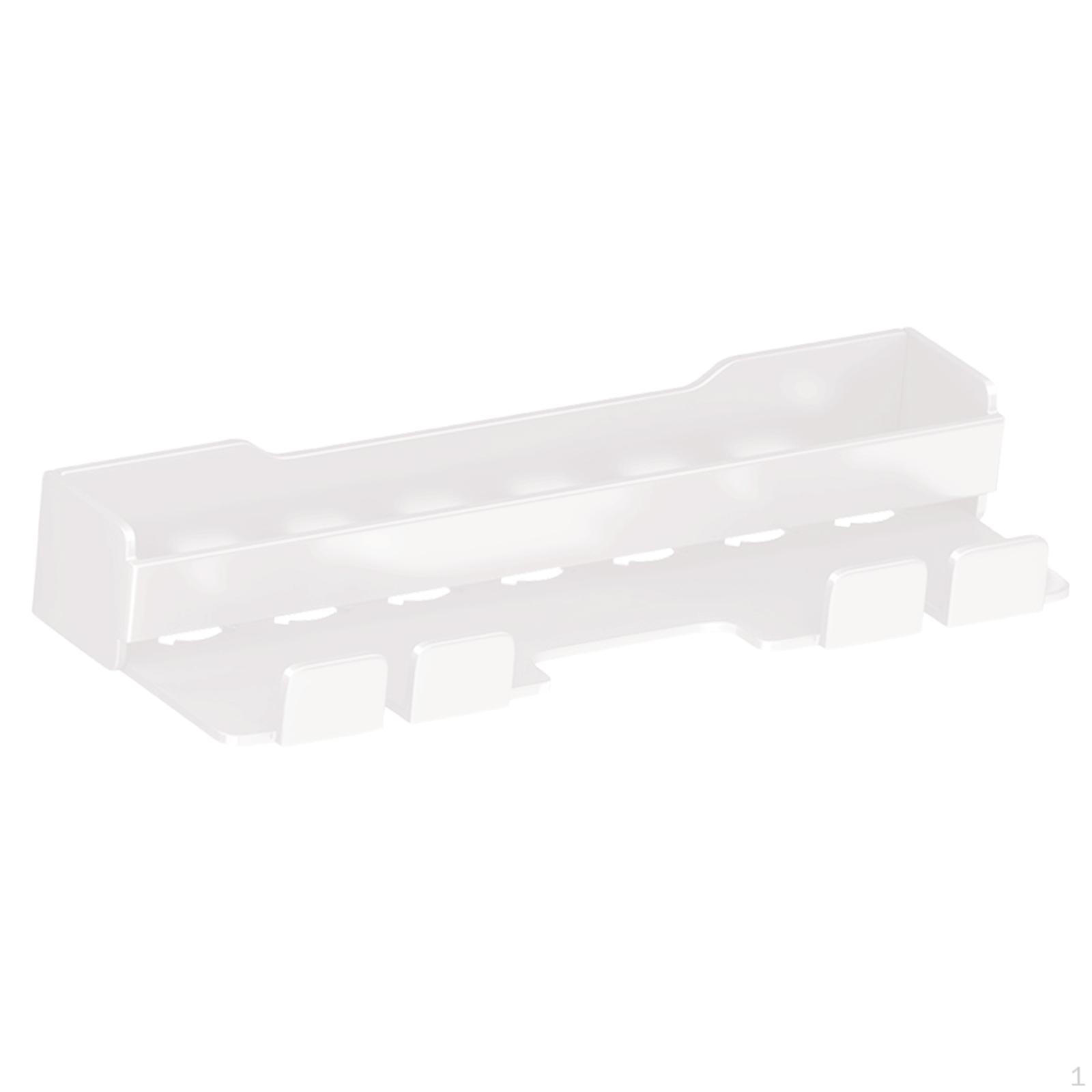 

Holder, Curling Iron Storage Rack, Space Saving, Multifunctional, Punch-, Tool Rack білий
