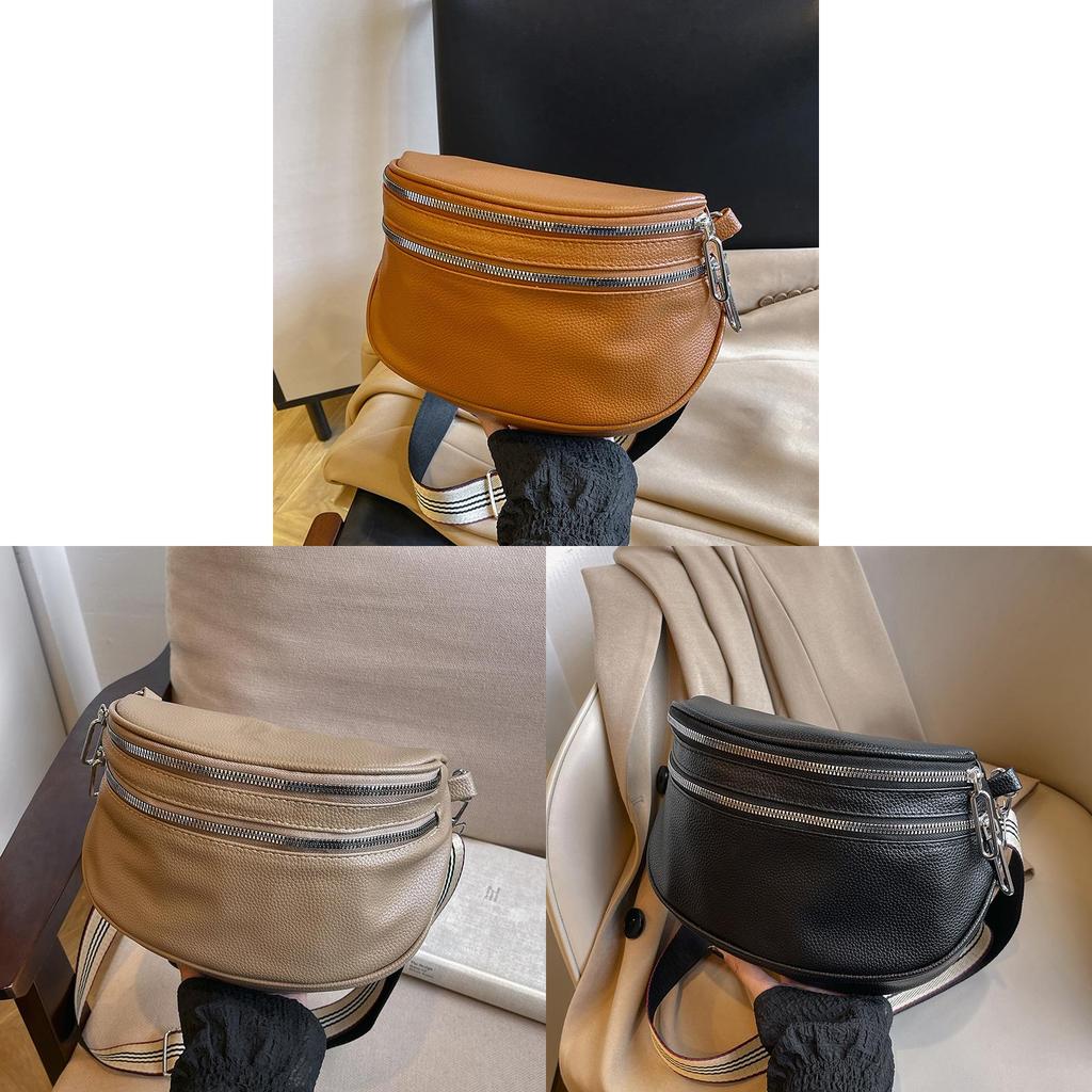 Simple City Chic Crossbody Bag With Inner Pouch And Single Strap For Everyday Use