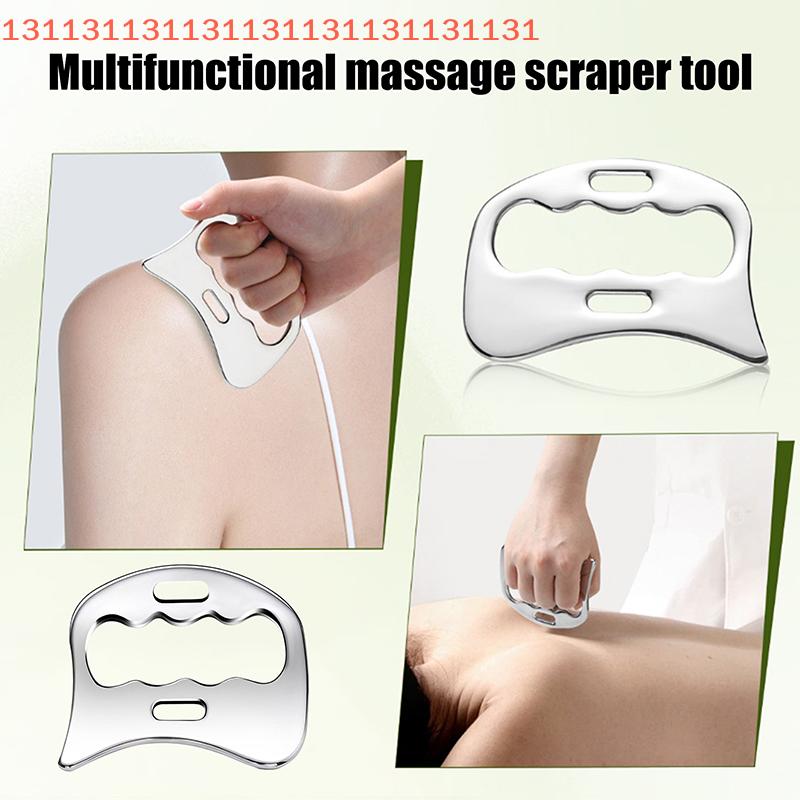 For Deep Tissue Muscle Massage Cellulite Massager Body Slimming Relaxation Scraping Board Stainless Steel Gua Sha Stick