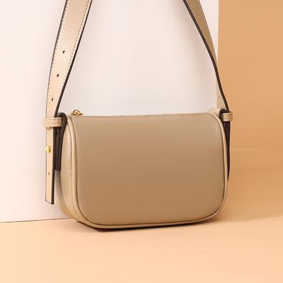 Leather Women'S Bag First Layer Cowhide Handbag Spring Tide Fashion Simple Shoulder Messenger Bag