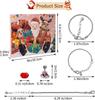 Weihnachts-Adventskalender DIY Charm-Armband Schmuckset Kinder Überraschungs-Geschenkbox