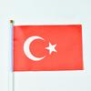 Turkey 10pieces of 14*21 Cm Hand-waving Flags