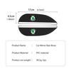 VIJT4 For Skoda PVC Car Rearview Mirror Eyebrow Rain Visor Sun Shade Rainproof Cover Kamiq Karoq Octavia 2 3 Rapid Scala Kami Fabia