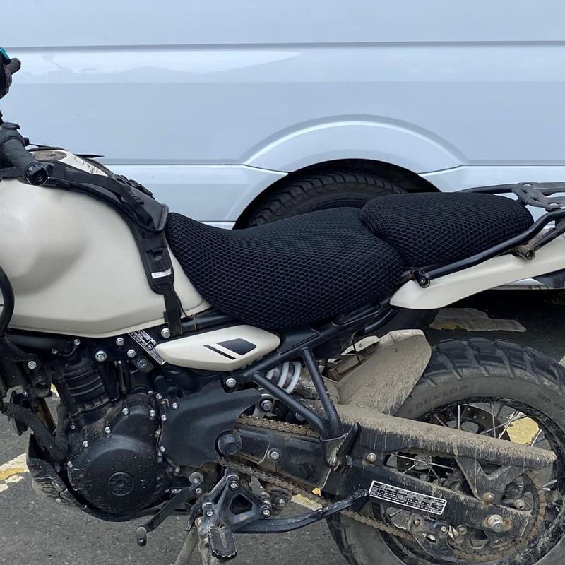 For Royal Enfield Himalayan 450 Motorcycle Seat Cover Insulated Non Slip Protection Cushion 3D Honeycomb Mesh Seat Covers 2024-
