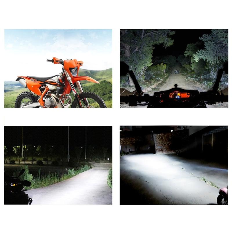 Dirt Bike Headlight LED Universal Motorcycle for Head Light Lamp for S-X SX-F EX