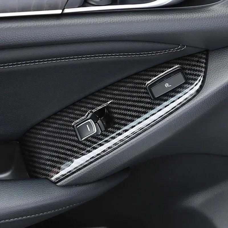 For Honda Accord X 10th 2018     Hybrid ABS Car Door Window Switch Lift Buttons Decorate Covers Accessories