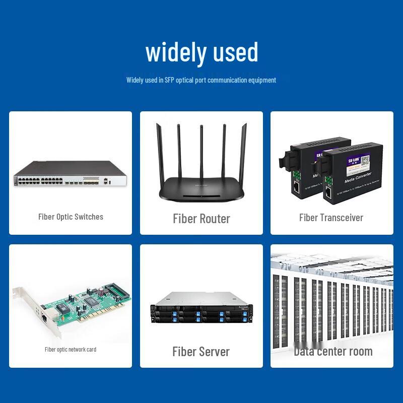 SK-LINK 25G/40G/100G SFP/QSFP Fiber Optic Transceiver Modules