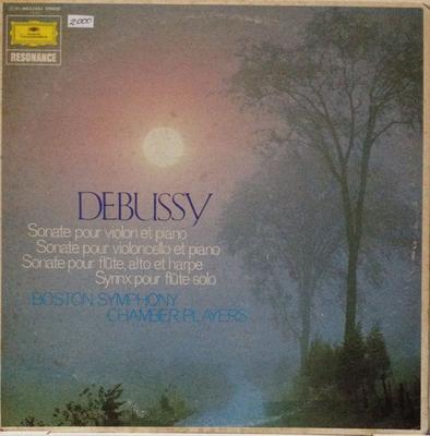LP Record CLAUDE DEBUSSY - BOSTON SYMPHONY CH - Sonate Pour Violon Et Piano ? Sonat MGX7061 DEUTSCHE GRAMMO Japan Classical Used