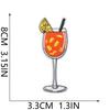 Freshly Squeezed Juice Embroidery Cloth Sticker Bag Decoration Beverage Cup Computer Embroidery Label Ironing Lemonade Patch Sticker