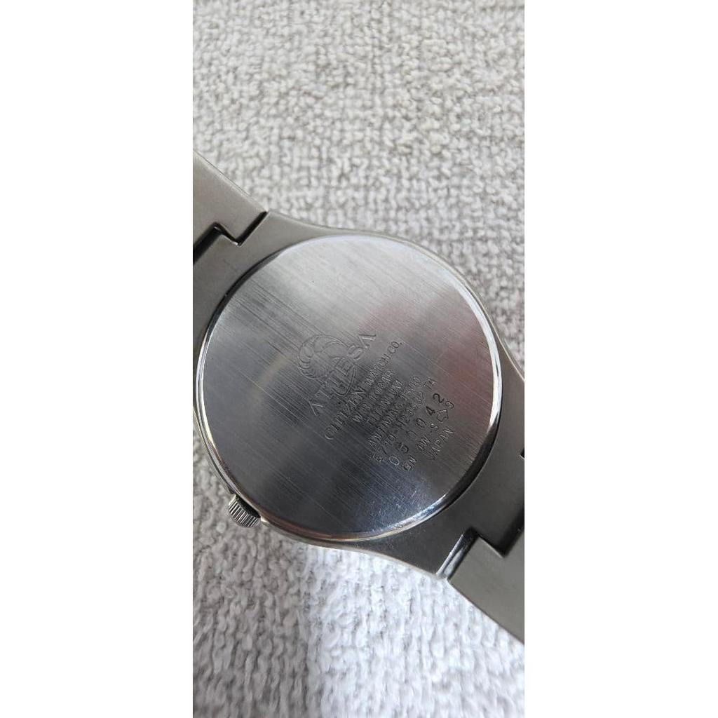 Used CITIZEN ATTESA Eco Drive Titanium Men's Watch Working Item