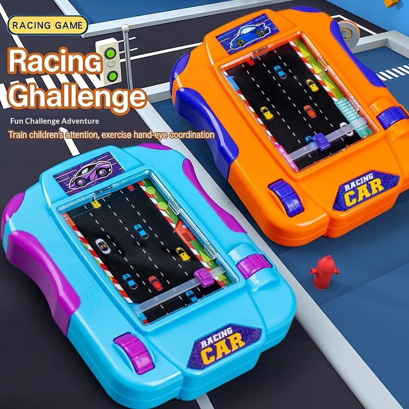 

Неэлектрическая детская игровая модель гоночного автомобиля - Приключенческая игрушка размером с ладонь для имитации вождения синий