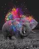 5D Diamond Painting Elephant Full Drill Square Needlework Diamond Embroidery Full Set Animal Diamond Mosaic Cross Stitch Craft Kit Home Decor