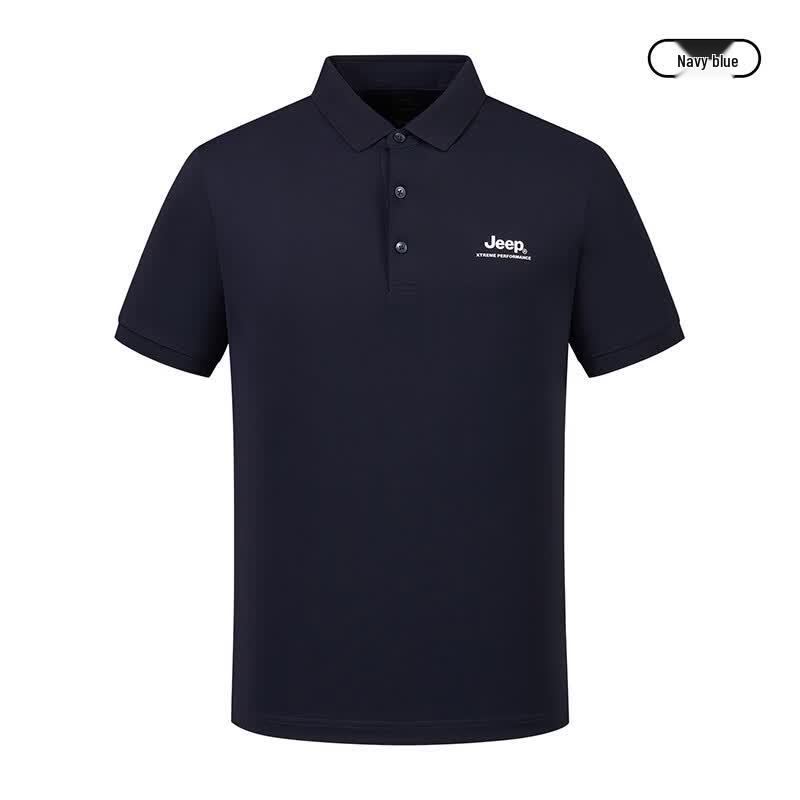 

JEEP Unisex Summer Breathable Anti-Bacterial Short Sleeve Polo Shirt P62S799139 2XL