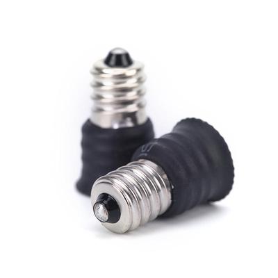 2 Pièces/10 Pièces Convertisseur d'Ampoule Noir E12 vers E14 Douille Adaptateur de Lampe Support de Lumière LED
