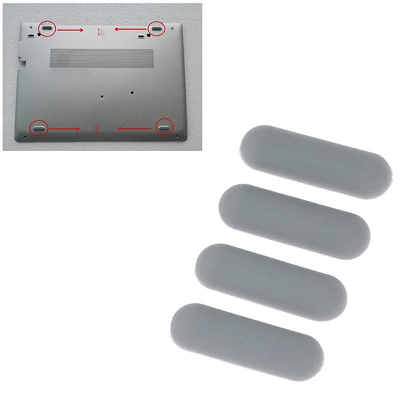 4Pcs Laptop Nonslip Rubber Feet Replacement Bottom Case Rubber Cushion For 840 G6 745 G6 830 735 G6 Laptop Accessories