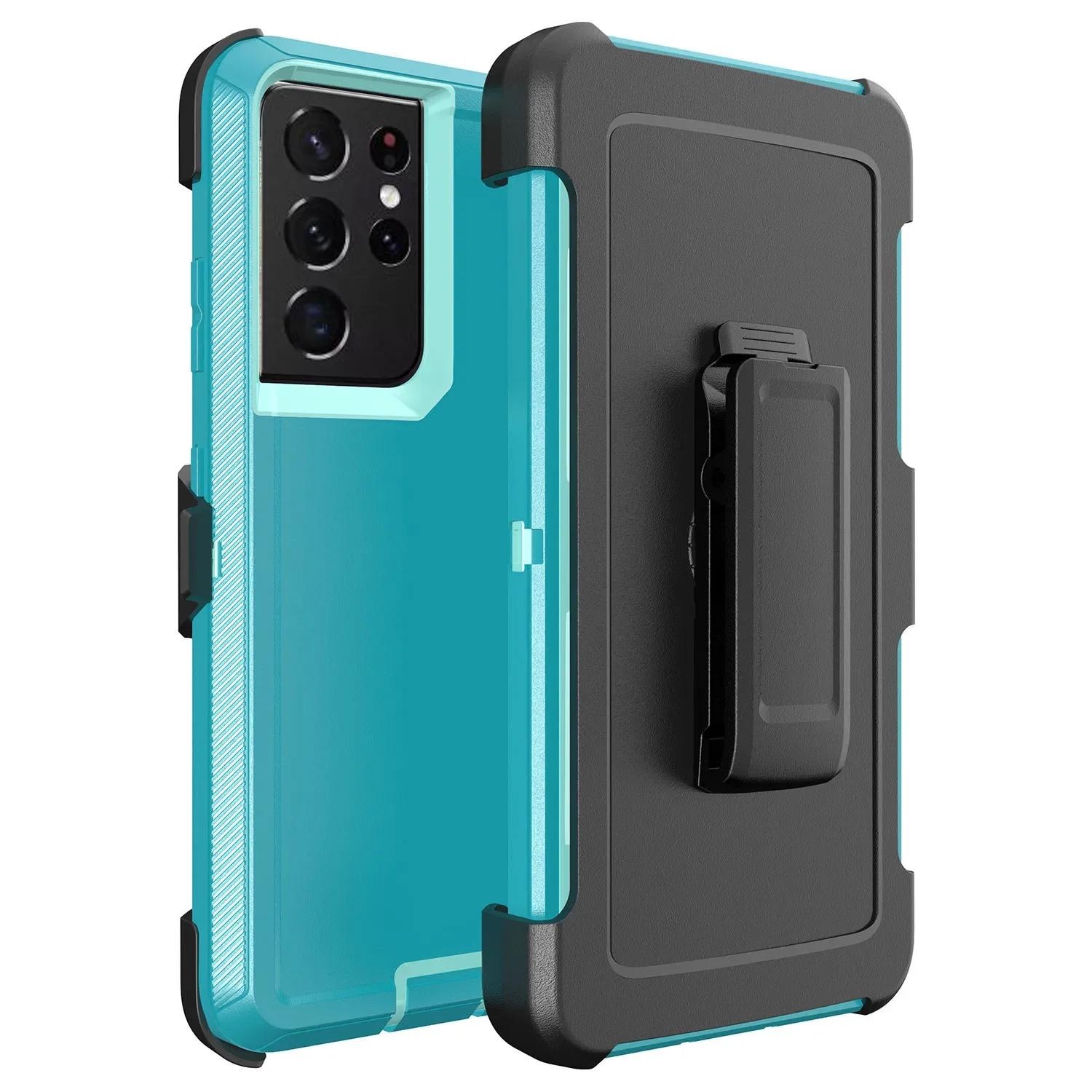 

Hybrid Heavy Duty Armor Case для Samsung A55 35 25 A15 A54 A34 A24 A14 A52 A72 S24 Ultra S22 S23 S21 Fe затискач для ременя Otter Case Box Stand Cover for galaxy a52