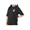 Puma Logo Print Breathable Round Neck Short Sleeve T-Shirt Women Tops Black 677522-01