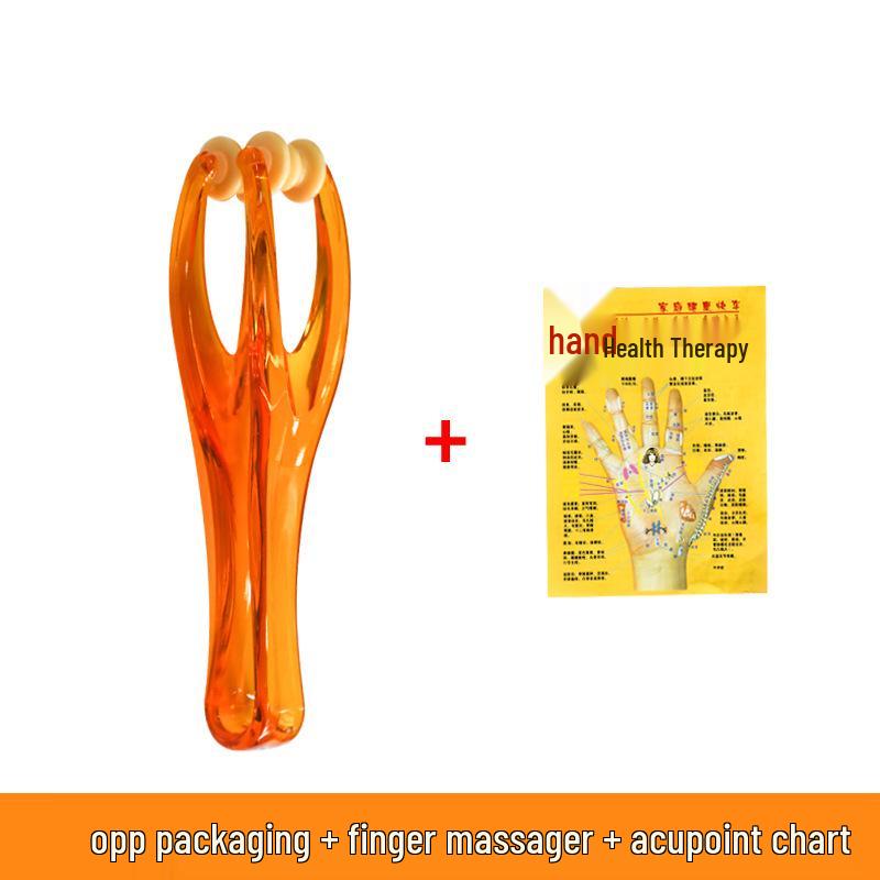 Enhanced Dual-Row Finger Massager: Hand Joint Relief & Slimming Tool