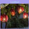 Solar Garden String Lights With Led Bulbs For Backyard Patio Yard Decoration And Camping