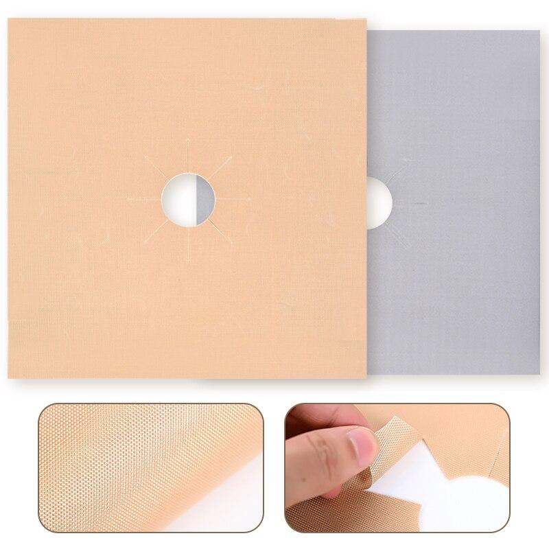Thickened 27cm Kitchen Gas Stove Protection Pad High Temperature Resistant Grease Cleaning Gadgets
