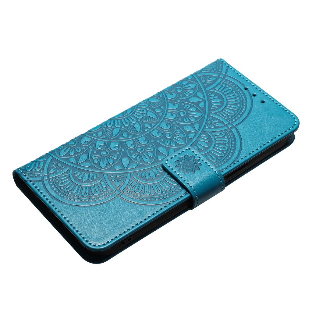 For Samsung Galaxy A56 5G Leather Case with Card Slots Mandala Pattern Phone Cover Stand