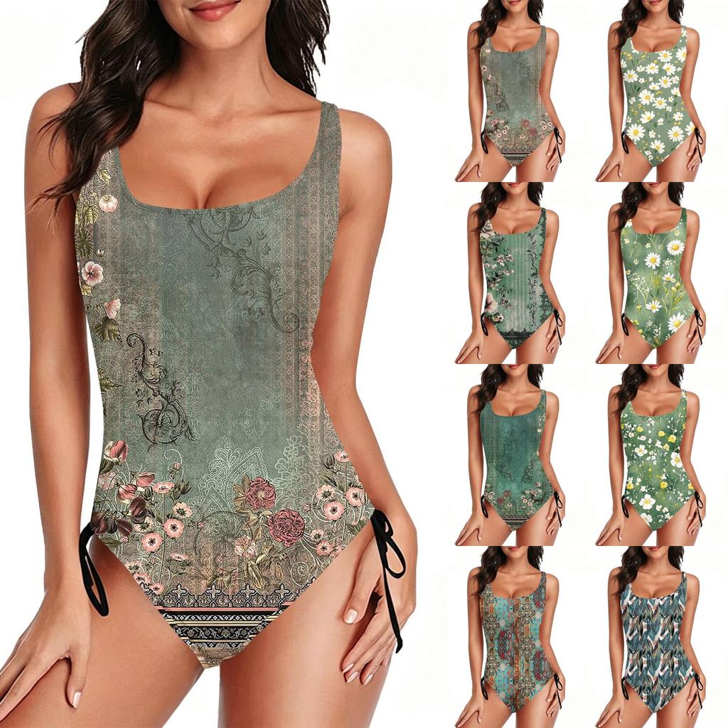Women's Printed Bikini Swimsuit Sport Swimsuit