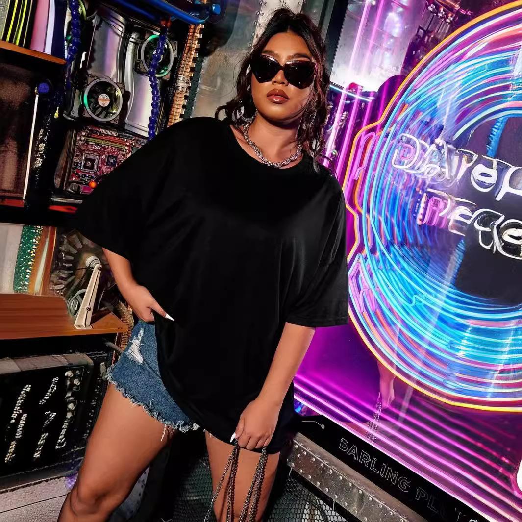 Футболка с круглым вырезом и графическим принтом — фото 4