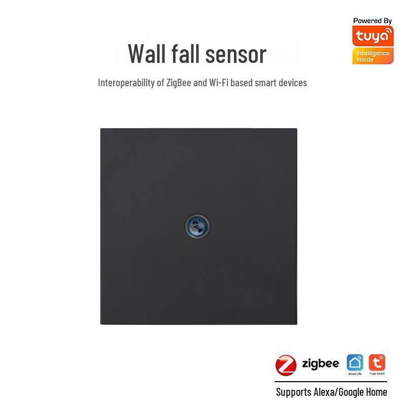 Zigbee Type 86 Thermal Imaging Fall Sensor - Smart Care Detector for Elderly
