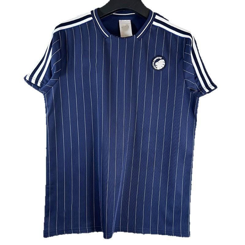 Vintage Copenhagen Style Short Sleeve Football Jersey Men - Bamboo Fiber Performance Soccer Uniform