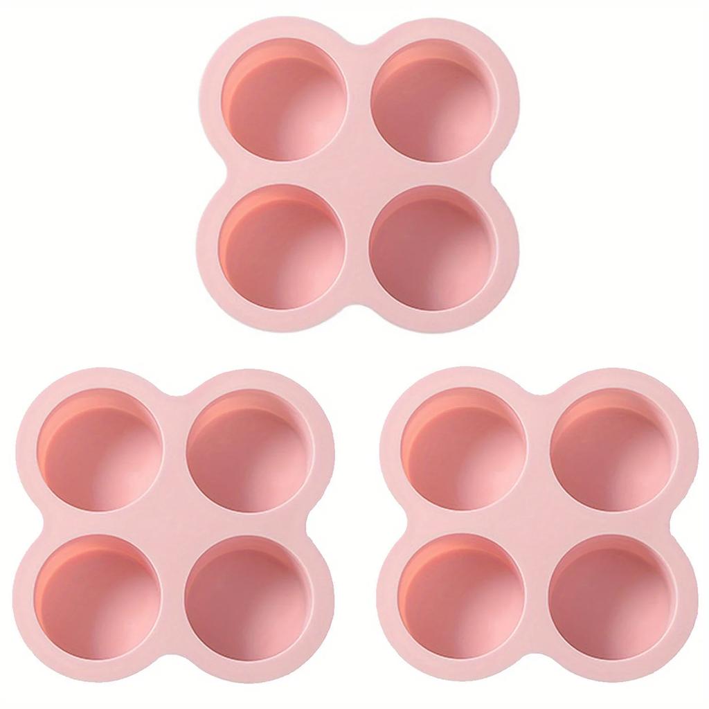 Air Fryer Egg Mold Round Shape Eggs Mold  Non-Stick Silicone Air Fryer Egg Pan Egg Steamer Cooking Mold Fried Egg Tool