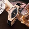 Elegant Quartz Watch with PU Leather Strap & Alloy Dial - Shockproof Wristwatch, Analog Display, Elegant Casual/Dress Watch for Daily Wear